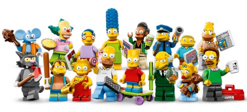 Simpsons Lego Figs