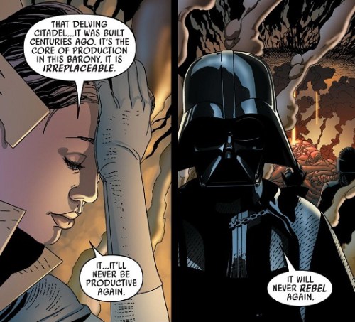 Darth Vader hates rebels!