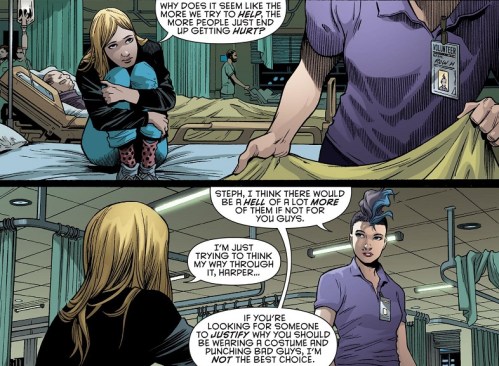 You could have been the best Robin, Harper Row!