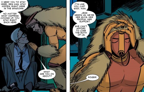 There goes my hero. Watch him as he goes.