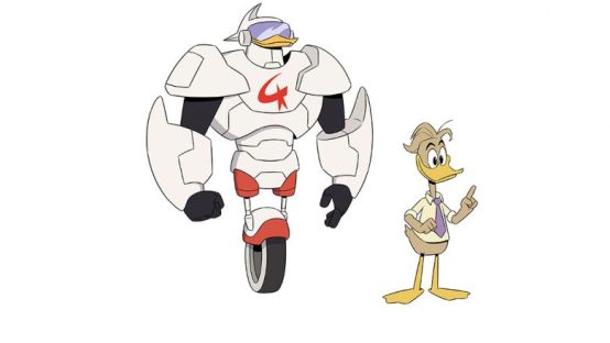 Gizmoduck Cartoon 01