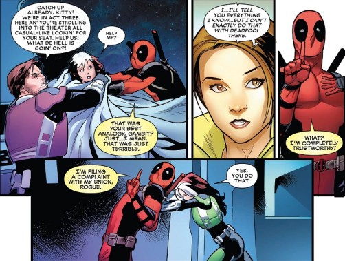 Rogue Gambit Deadpool Funny 01